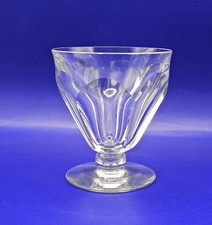 Baccarat wine glass Harcourt style 9cm tall Marked to base