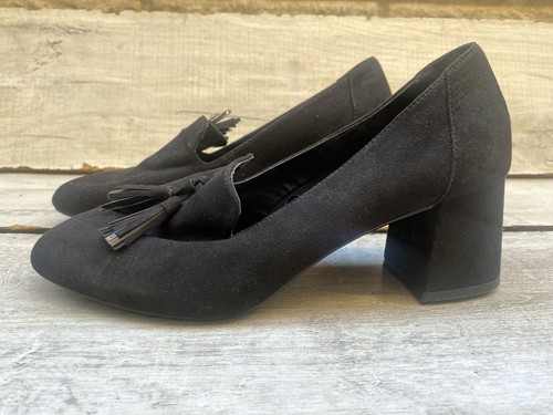 Womens next soft black suede - soft,