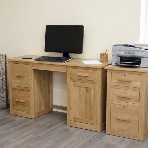Solid oak large desk 1 - solid, &