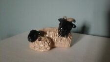 Coll Pottery Rare Vintage Isle of Lewis Ewe & Lamb ( Now Damaged Horn )
