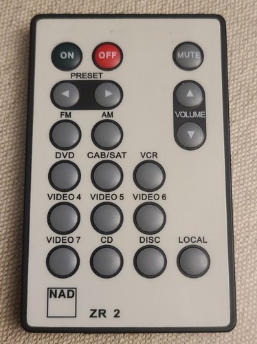 Remote control for nad 2 - control,