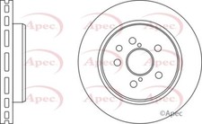 Apec Brake Disc Rear Single