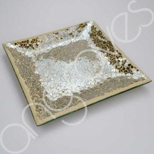 Mercury Mosaic Square Plate