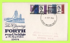 G.B. 1964 Forth Road Bridge phosphor set First Day Cover, London WC