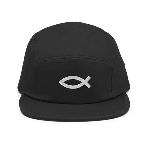 Jesus fish panel dad hat - fish, 5