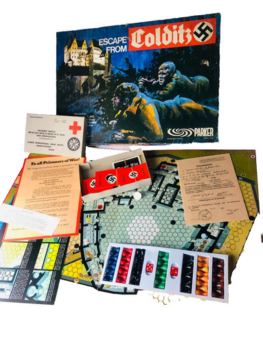 Board game escape from colditz - board,