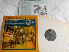 MUSSORGSKY : PICTURES AT AN EXHIBITION : USA QUADRAPHONIC DBX ENCODED DISC L.P
