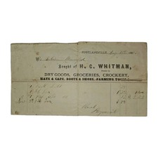 1861 portlandville merchant - ny,