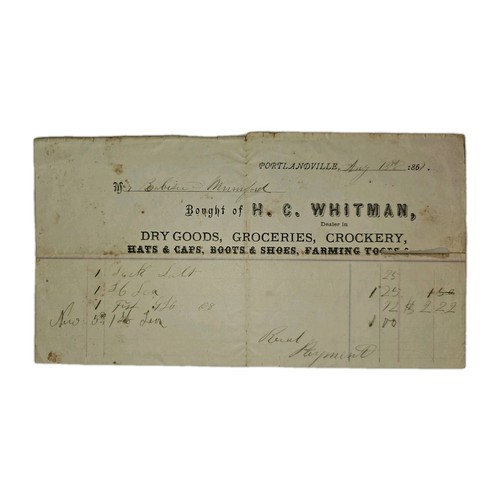 1861 portlandville merchant - 1861,