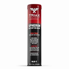 TRIAX Spheron Grease, Super Heavy Duty, Red Grease Cartridge FACTORY SECONDS