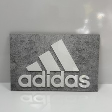 Adidas Shop Display Signage From a Golf Shop Plastic and Metal