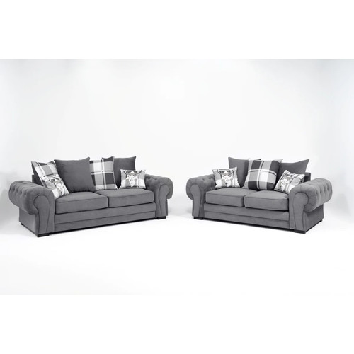 Grey seater sofa - seater,