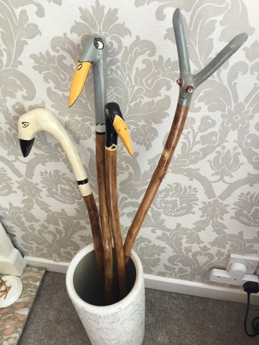 Group four hand carved - of,