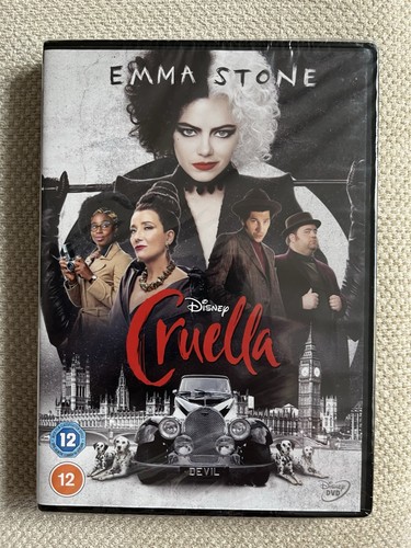 Cruella dvd disney emma - (2021),