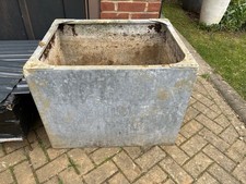 Pair vintage galvanised - vintage,