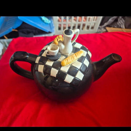 Black white checkered - black, &