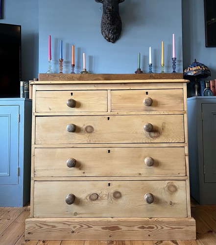 Large antique victorian pine - victorian,