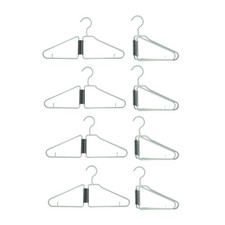 8Pcs Foldable Hangers, Plastic Foldable Hangers, Portable Folding Clothes1177