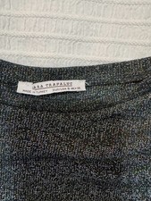 Zara Trafaluc Black and Silver