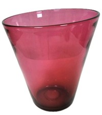 Harlequin Vase Hand Blown