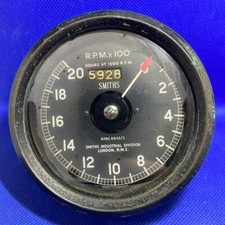 Smiths Tachometer RPM Instrument (Vintage)