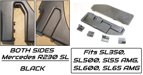 Convertible top flap - trim, roof