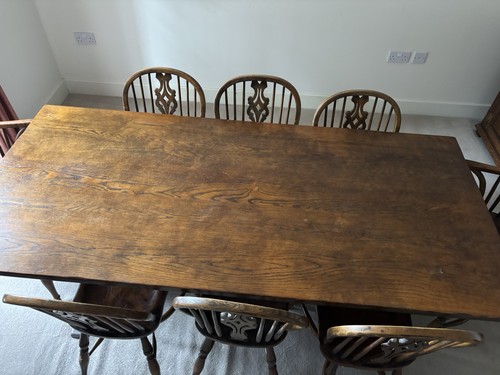 Solid oak dining - dining, with