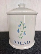 Debenhams Jane Asher Earthenware Lidded Bluebell Bread Bin