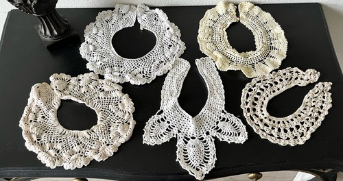 Lot antique handmade crochet - handmade,