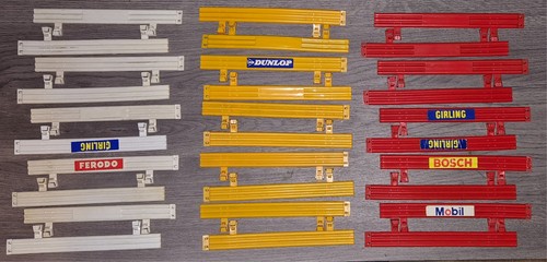 Scalextric crash barriers - barriers, x30