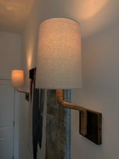 Soho Home Hector Wall Lights Pair Antique Brass