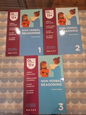 GL Assessment 11+ Non verbal reasoning  Practise papers pack 1,2 and 3 gl