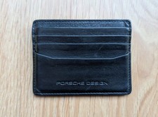 Porsche Design black leather Cardholder