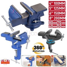 Heavy Duty Bench Vice Swivel Base Workshop Engineers Vice Vise Clamp Jaw Work