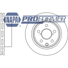 2x Brake Discs Vented For
