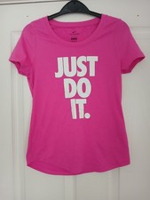 Nike Girls Pink Tshirt Size M (10-12 Years)