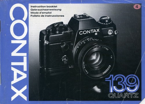 Contax 139 quartz slr camera - 139,