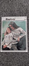 Hayfield Knitting Pattern Aran 1671, 26-40". Perfect condition but vintage.