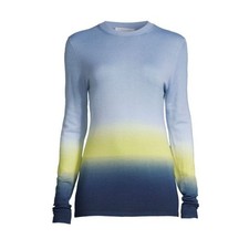 Gabriela Hearst Jumper M Cashmere Sweater Pullover Blue Yellow Ombré Miller