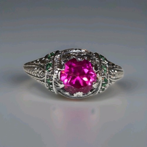 Natural rubellite 925 sterling - natural,