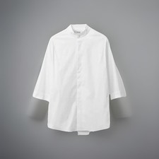 Cos White 3/4 Sleeved Shirt