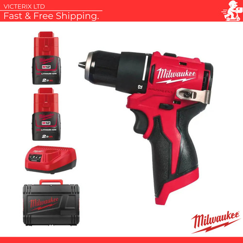 Milwaukee m12blpdrc 202c 12v - m12blpdrc-202c,