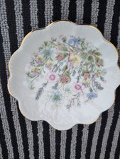 Vintage Aynsley Wild Tudor Small Trinket Plate. Fine Bone China. 