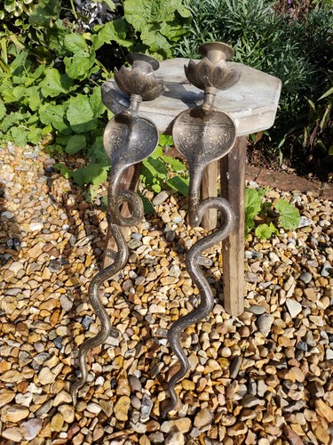 Antique pair cobra - cobra, snake