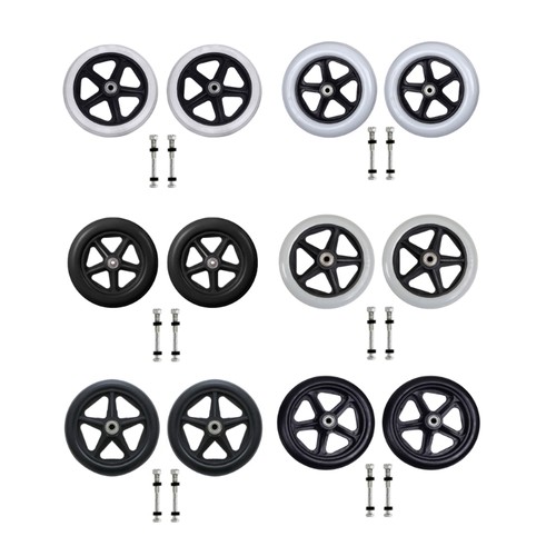 2pcs front caster solid - 2pcs, tire