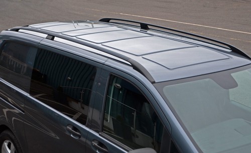 Black roof rack bars - black,