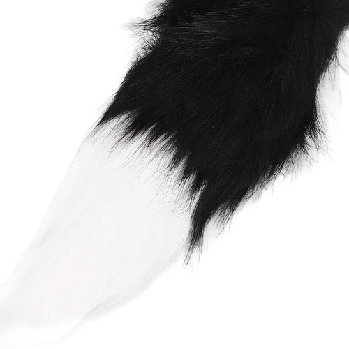 Faux fur wolf fox tail - fur,
