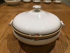 Wedgwood Clio Tureen Bone China Lidded Vegetable Soup Covered Dish