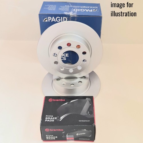 Pagid rear brake discs - discs, brembo