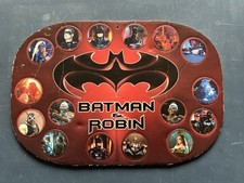 Kelloggs 1997  Batman And Robin Bat Discs / Shield Pogs Complete Set